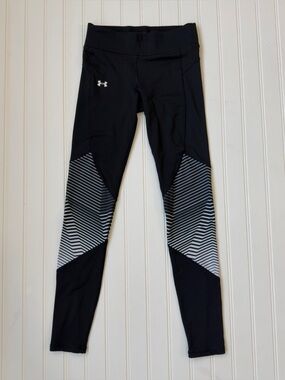 Under Armour Black w/ Stripes Women’s Compression Leggings Size XS
